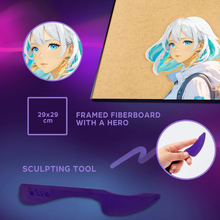 Load image into Gallery viewer, Okto Sensory Art DIY 3D Painting Manga AIR 30x40cm
