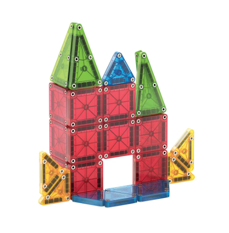 Magna Tiles MicroMAGS 26Pc Travel Set magnetic blocks