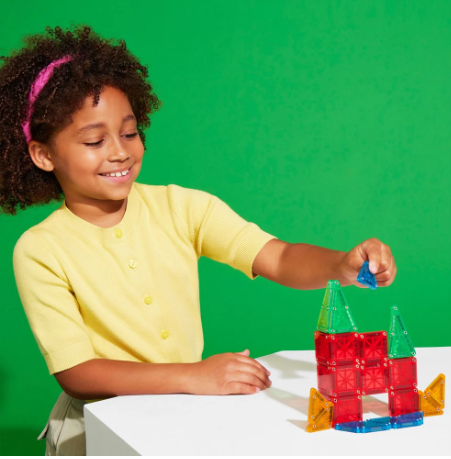 Magna Tiles MicroMAGS 26Pc Travel Set magnetic blocks