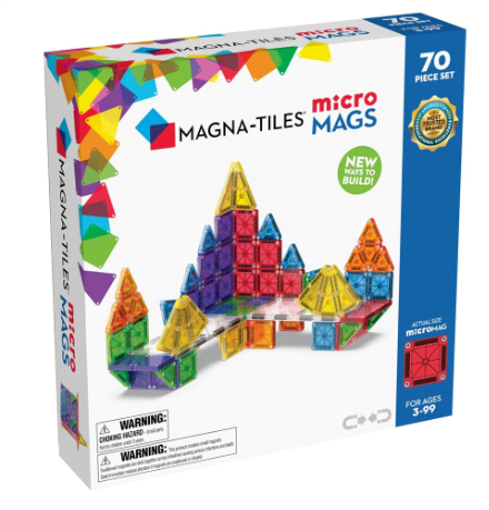Magna Tiles MicroMags 70pc Set magnetic blocks