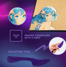 Load image into Gallery viewer, Okto Sensory Art DIY 3D Painting Manga WATER 30x40cm
