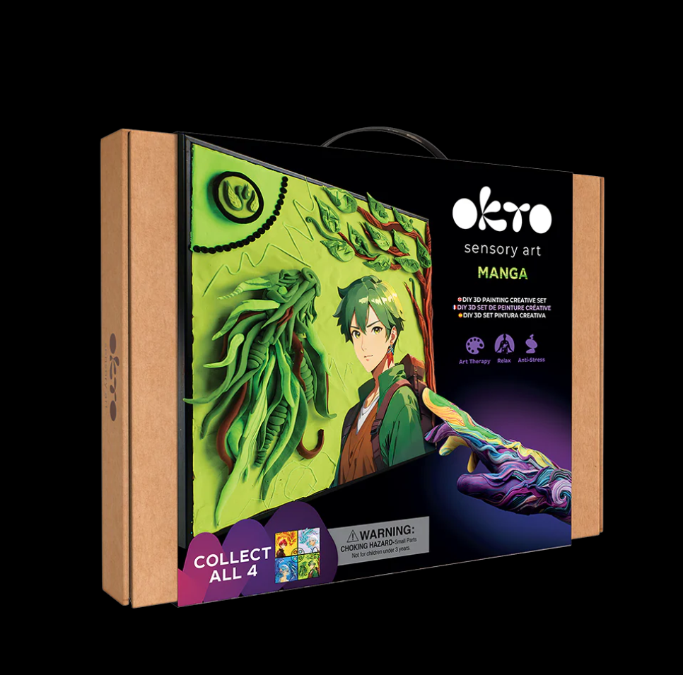 Okto Sensory Art DIY 3D Painting Manga EARTH 30cm x 40cm