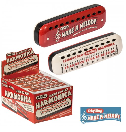 Schylling Learn To Play Harmonica Music