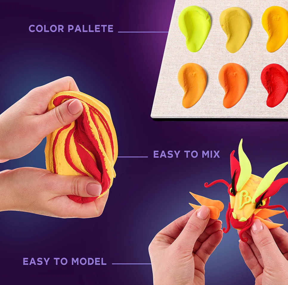 Okto Sensory Art DIY 3D Painting Manga FIRE 30cm x 40cm