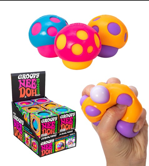 Schylling Nee Doh Groovy Shrooms Sensory Needs