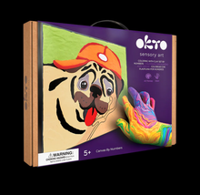 Load image into Gallery viewer, Okto Sensory Art PUG Colouring with Clay 29cmx29cm
