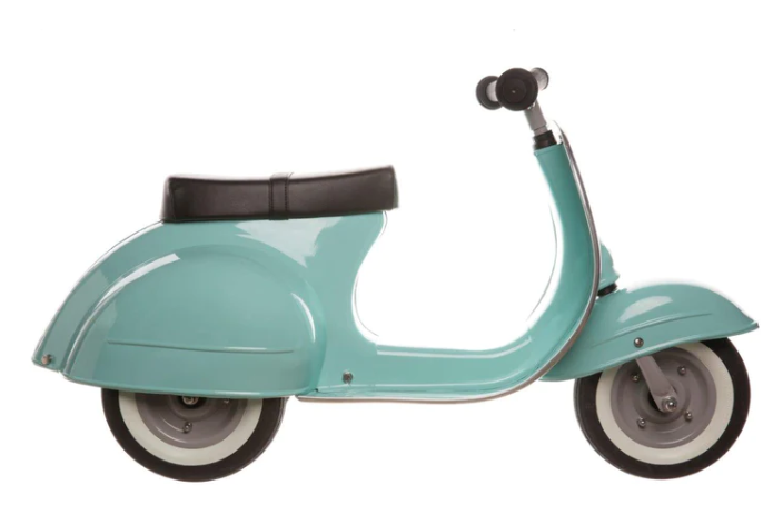 Amboss Toys Primo Classic Ride On Vespa Mint Balance Bike