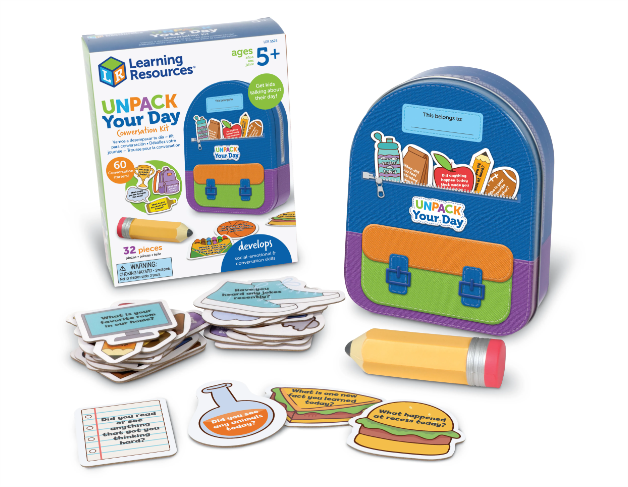 Learning Resources Unpack Your Day Conversation Kit Learning Aid