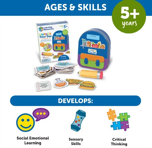 Learning Resources Unpack Your Day Conversation Kit Learning Aid