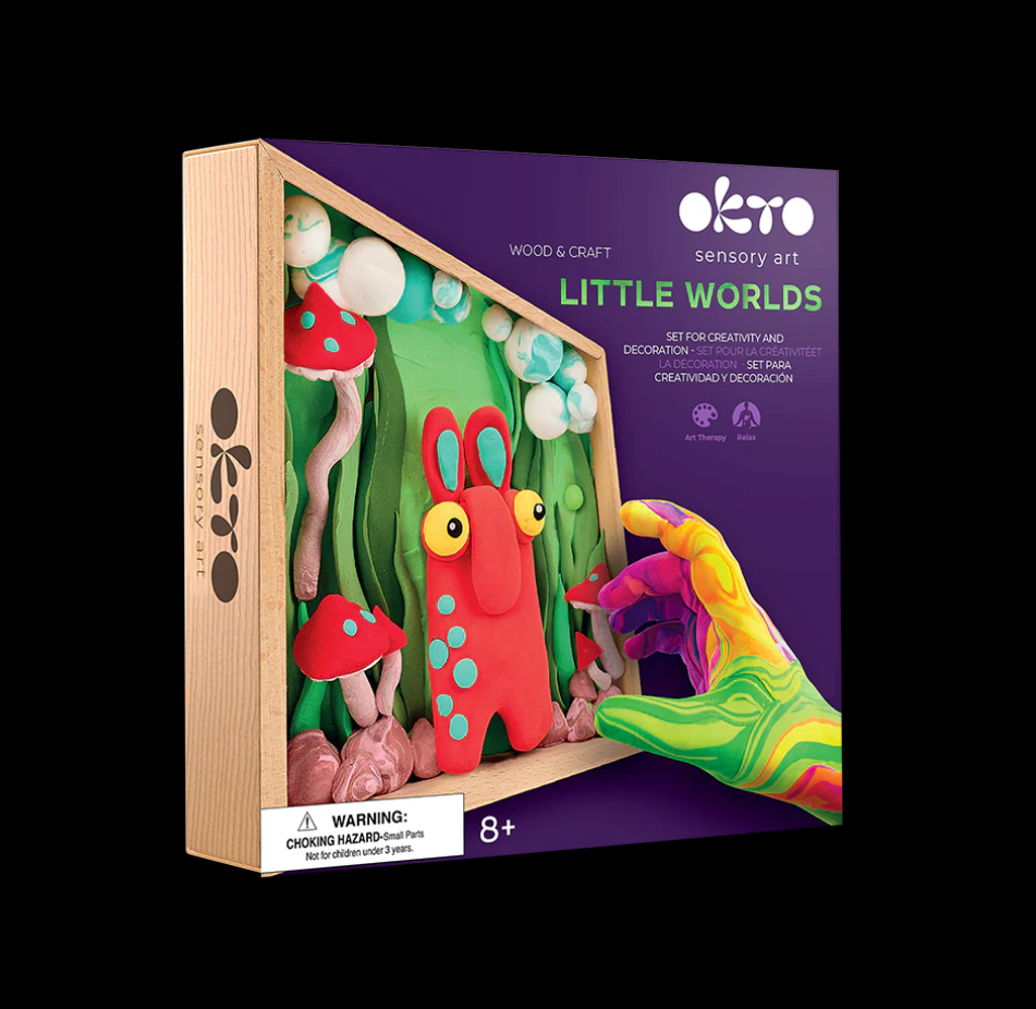 Okto Sensory Art Wood & Craft Little Worlds MOMMY TROLL