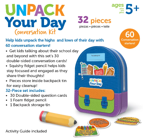 Learning Resources Unpack Your Day Conversation Kit Learning Aid