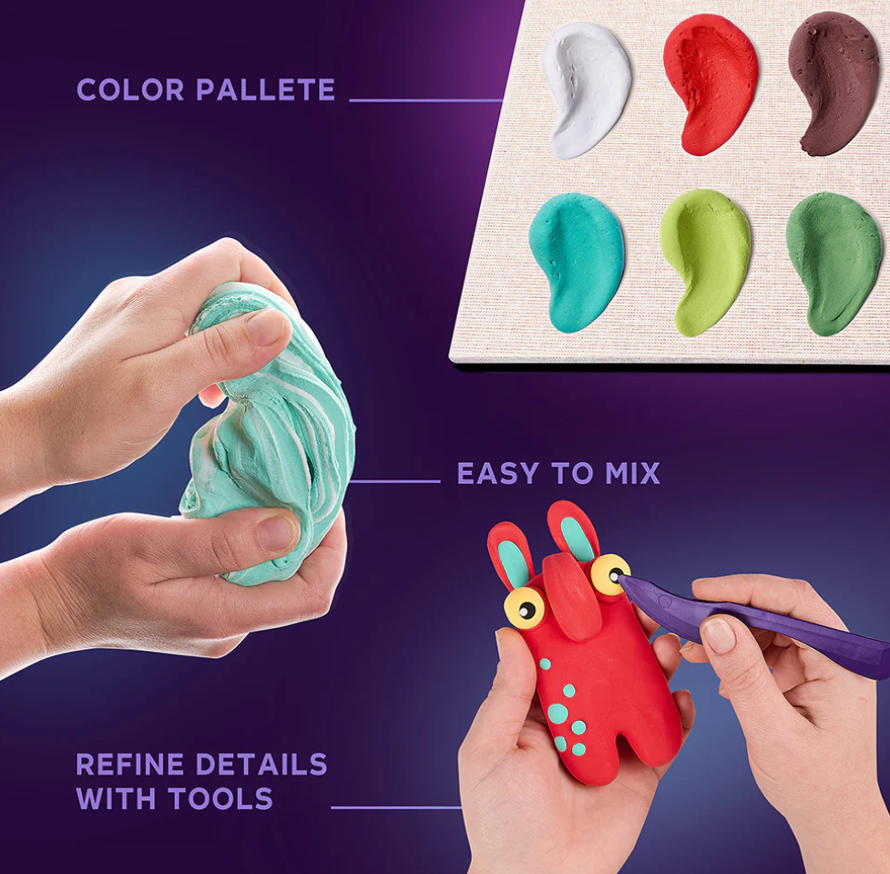 Okto Sensory Art Wood & Craft Little Worlds MOMMY TROLL