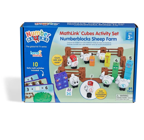 Numberblocks Sheep Farm Mathlink Cube Activity Set Learning Aid