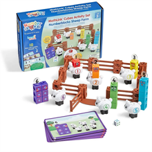 Load image into Gallery viewer, Numberblocks Sheep Farm  Mathlink Cube Activity Set
