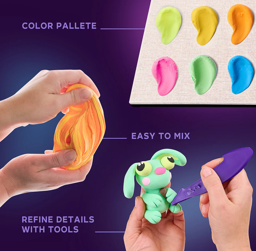 Okto Sensory Art Wood & Craft Little Worlds BUNNY MOON