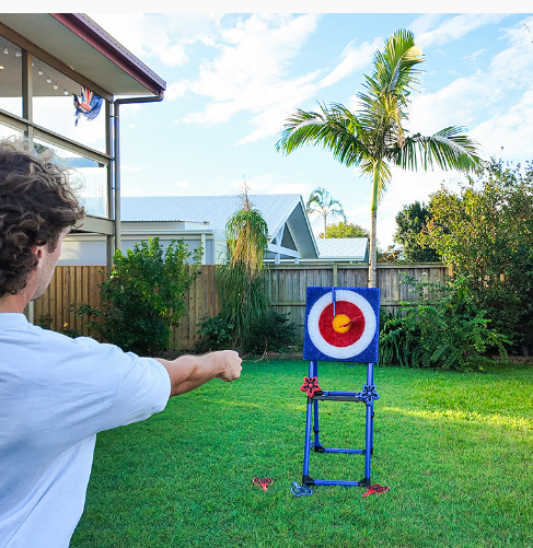 Formula Sports Axe Throwing with Throwing Ninja Stars Outdoor Play