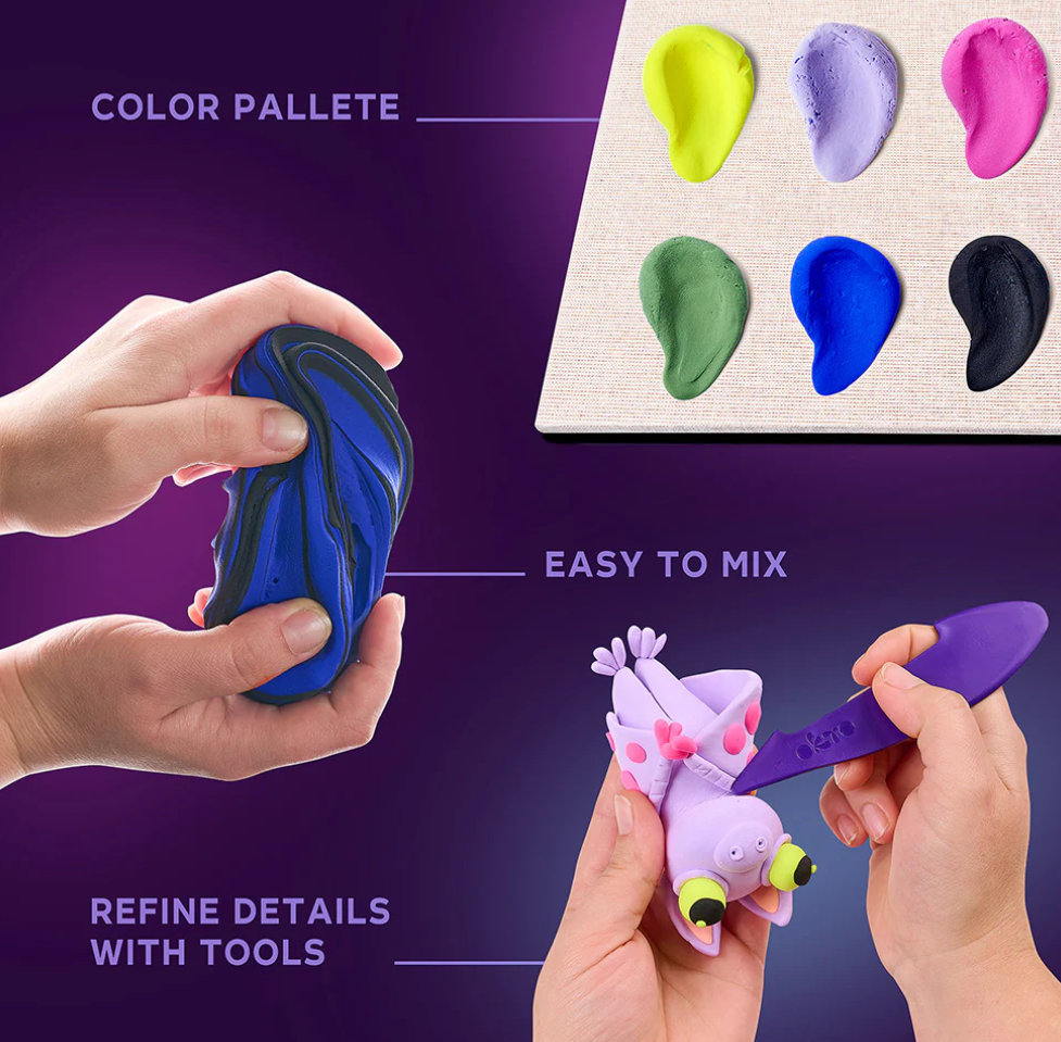 Okto Sensory Art Wood & Craft Little Worlds BAT