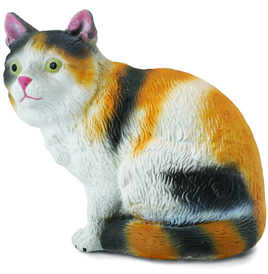 Collecta Cat Moggy Sitting Figurine