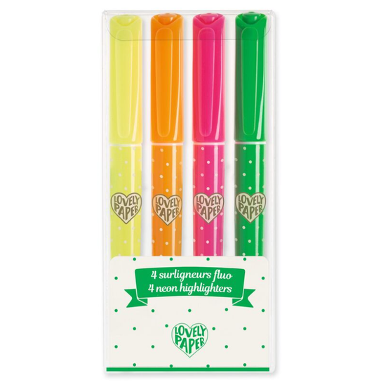 Djeco Fluorescent Highlighters 4pc