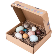 Load image into Gallery viewer, Wooden Bird Egg Set 12pc
