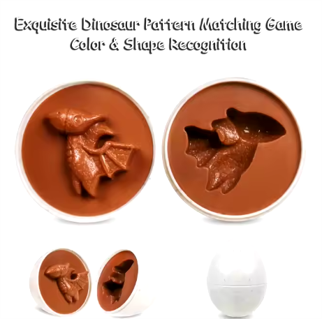 Matching Eggs Carton Dinosaurs 12pc Learning Aid
