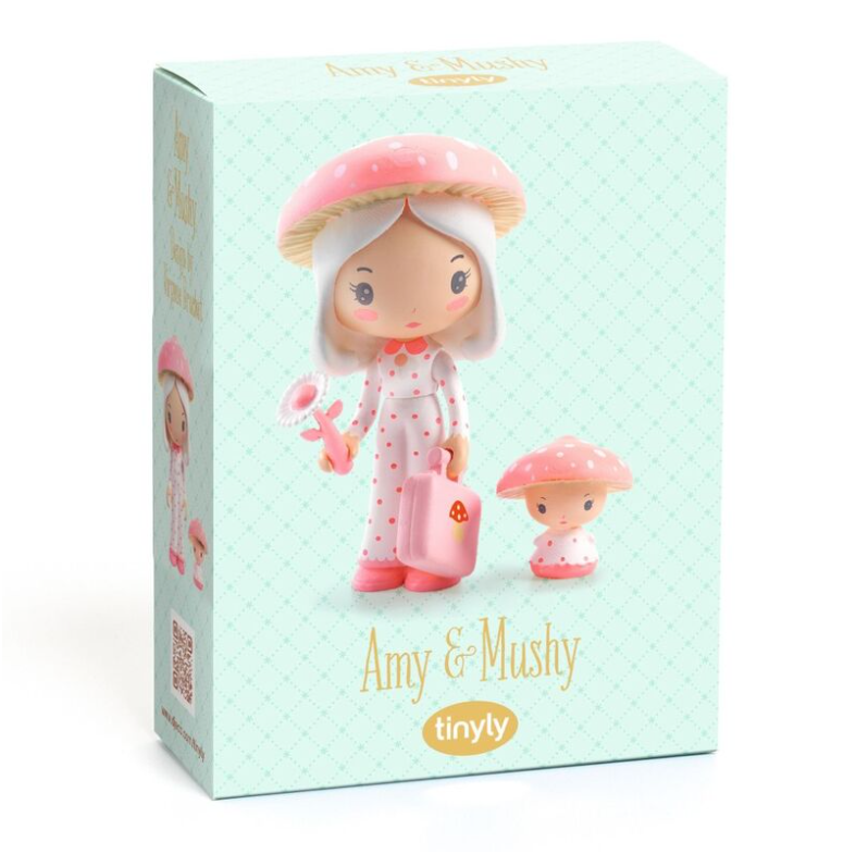 Tinyly Amy & Mushy Figurine