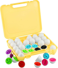 Load image into Gallery viewer, Matching Eggs Carton Numbers 26pc
