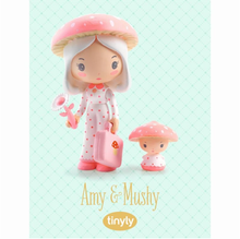 Load image into Gallery viewer, Tinyly Amy &amp; Mushy Figurine
