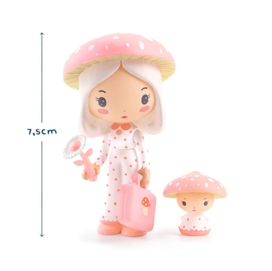 Tinyly Amy & Mushy Figurine