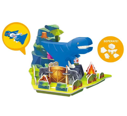 Magnetic Dinosaur Playset T-Rex magnetic toy