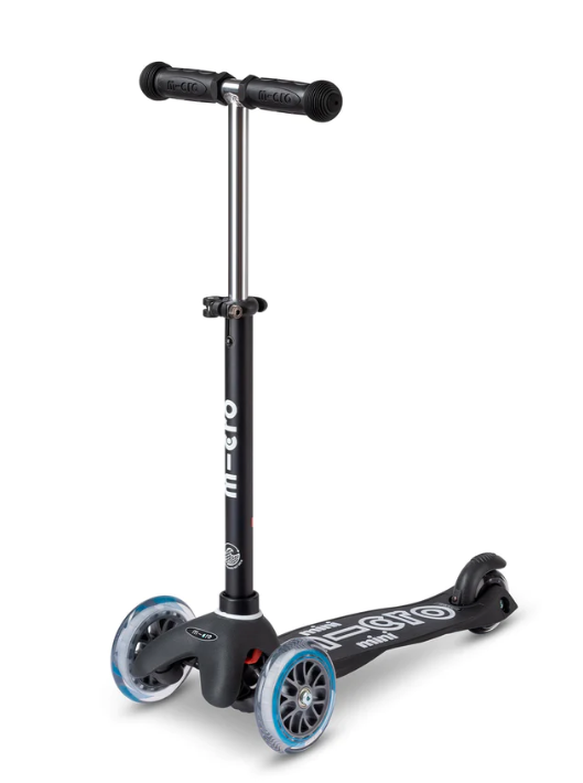 Micro Scooter Mini Deluxe ECO Black Ride On Scooter