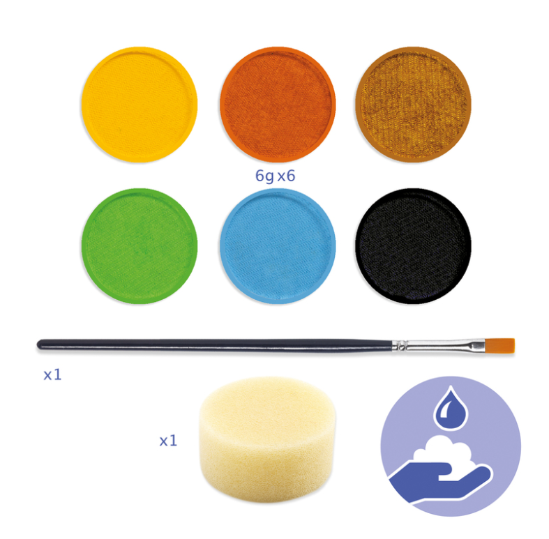 Djeco Nature Body Art Palette
