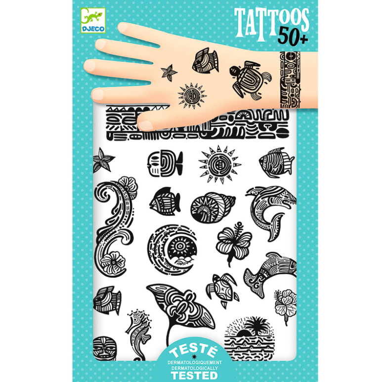 Djeco Polynesia Tattoos 50pc