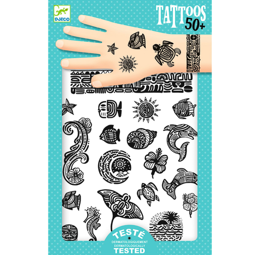 Djeco Polynesia Tattoos 50pc