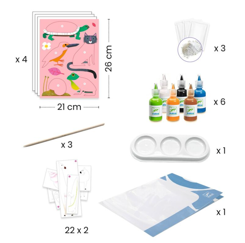 Djeco Colourful Marbling Workshop