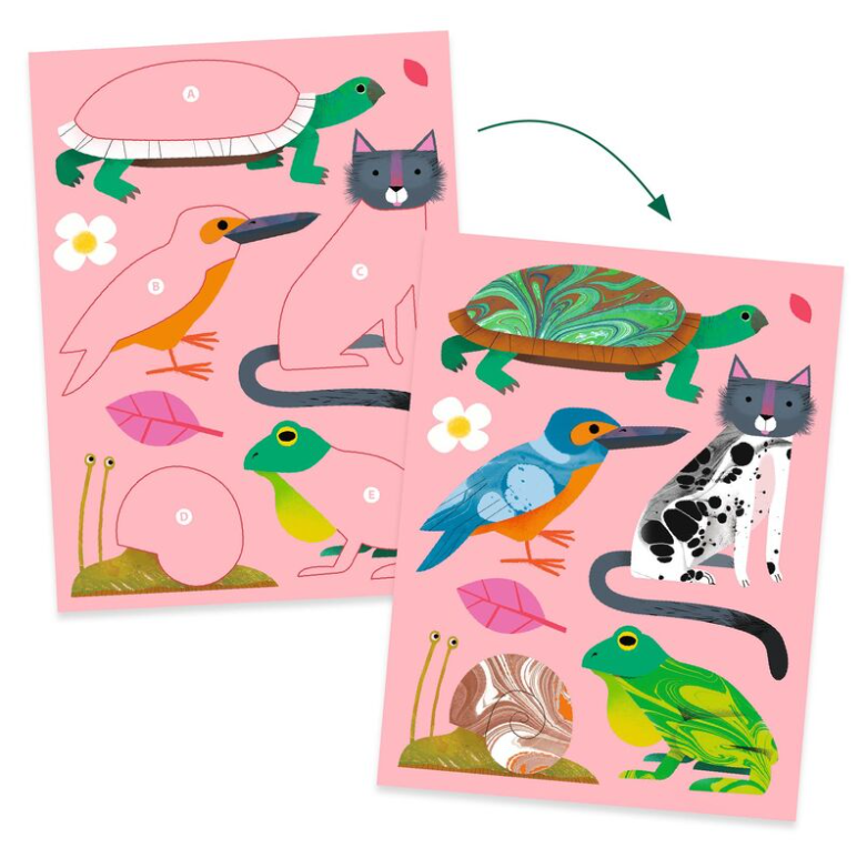 Djeco Colourful Marbling Workshop