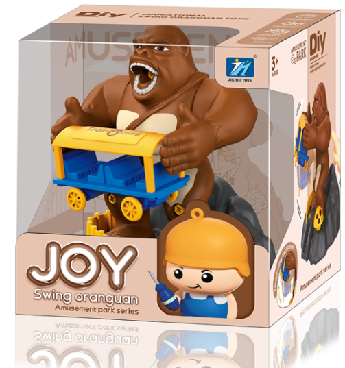Joy Amusement Park Series Swing Gorilla playset