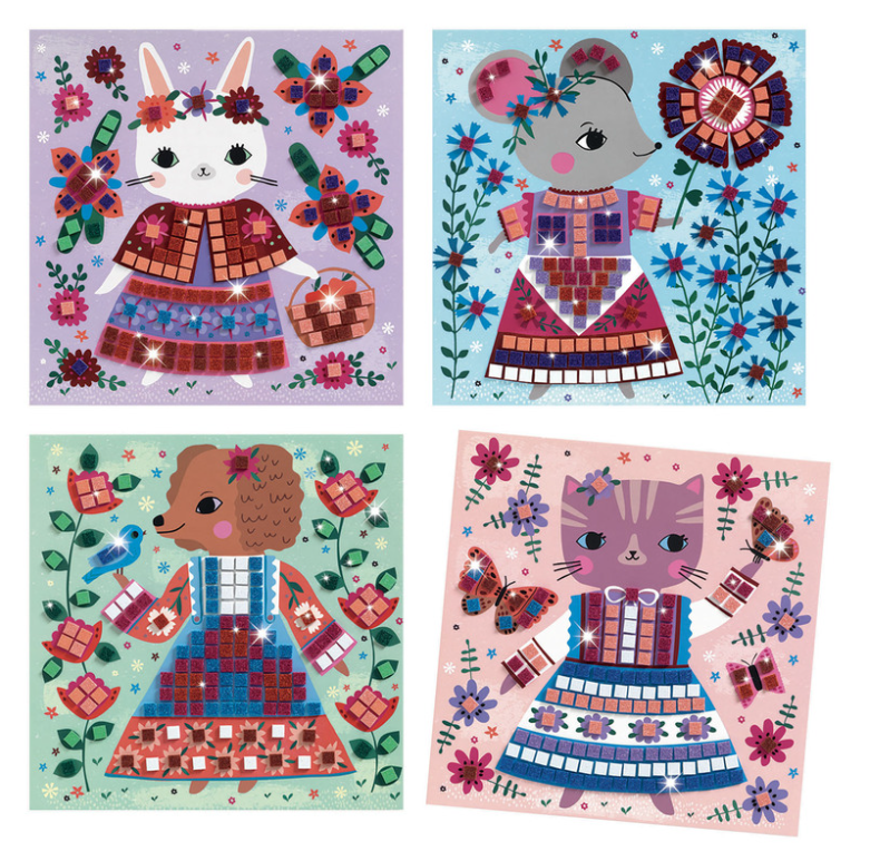 Djeco Lovely Pets Mosaic Kit