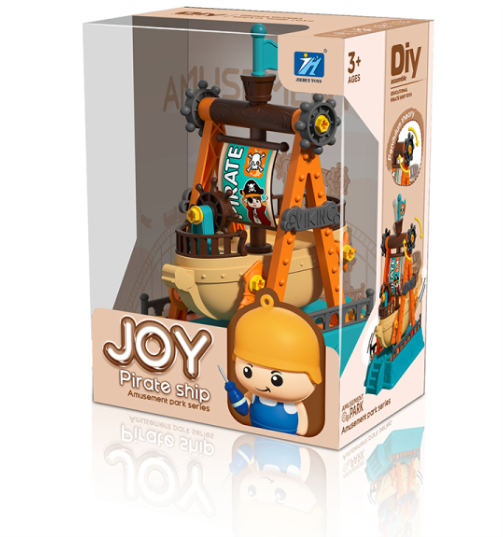 Joy Amusement Park Series Pirate Ship playset