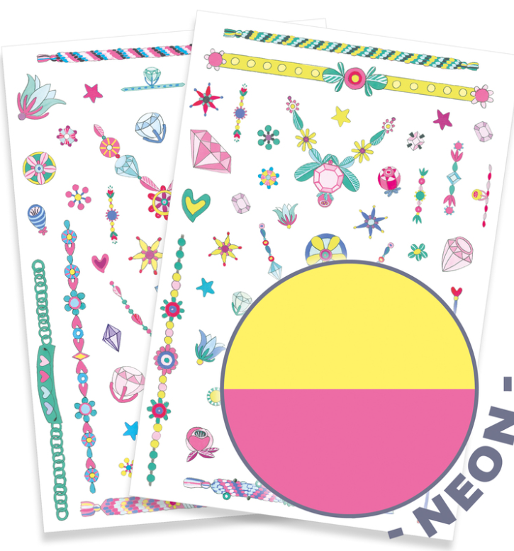 Djeco Jenni's Jewels Tattoos 50pc
