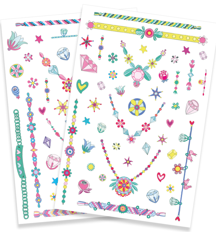 Djeco Jenni's Jewels Tattoos 50pc