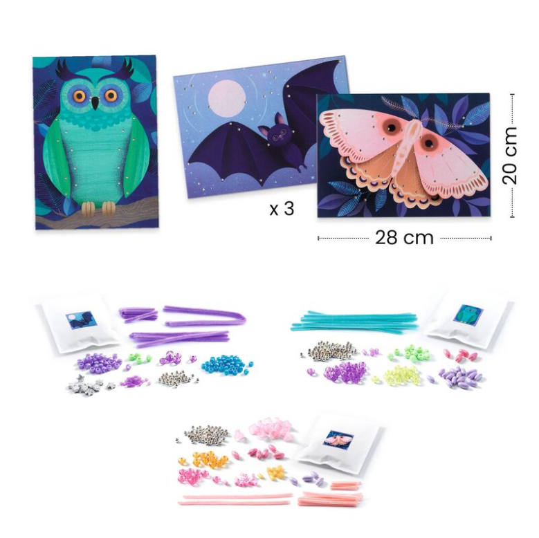 Djeco Light Up The Night Threading Set