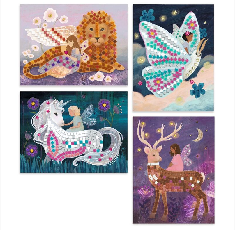 Djeco The Enchanted World Mosaic Art & Craft Kits