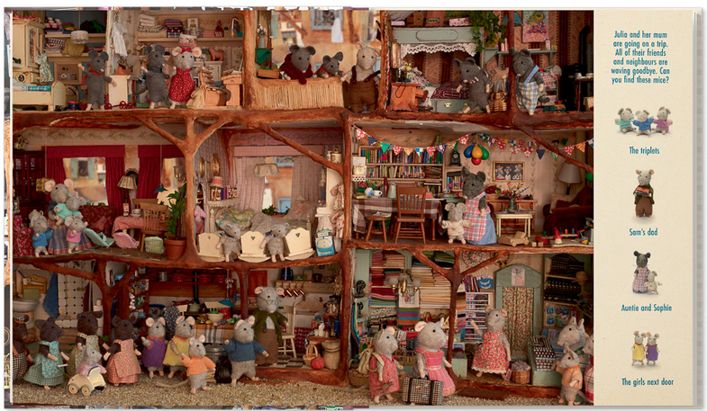 Sam & Julia The Mouse Mansion Book Big Book of Look & Find