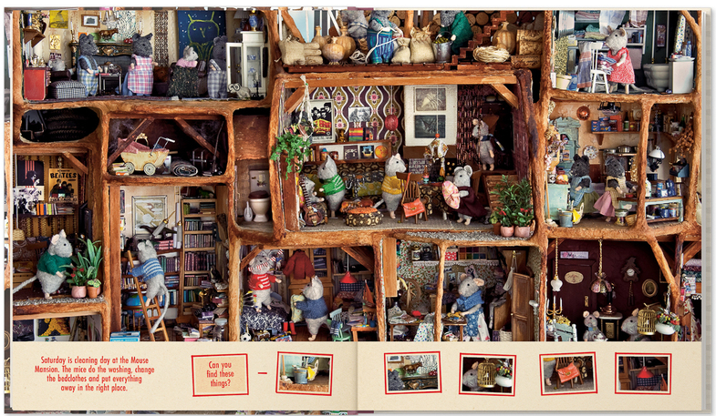 Sam & Julia The Mouse Mansion Book Big Book of Look & Find