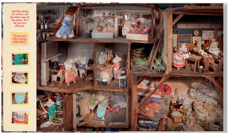 Sam & Julia The Mouse Mansion Book Big Book of Look & Find