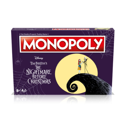 Monopoly A Nightmare Before Christmas Board Game