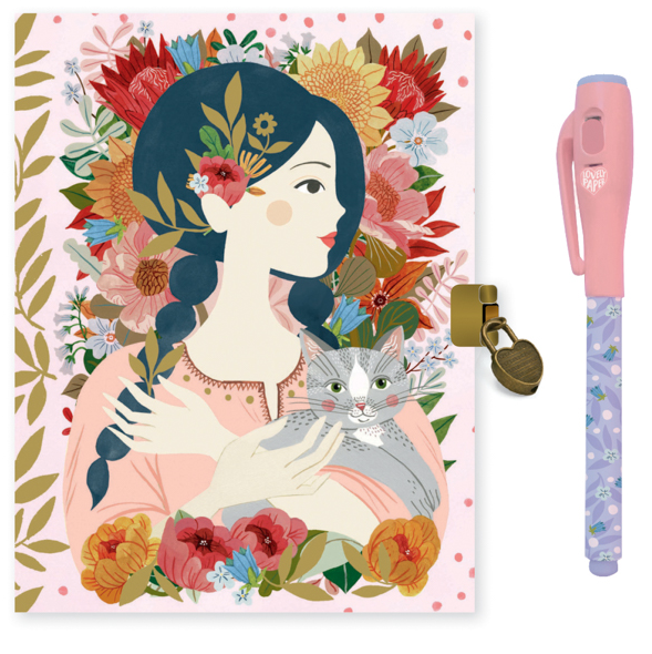Djeco Oana Secret Notebook with Magic Pen Art & Craft