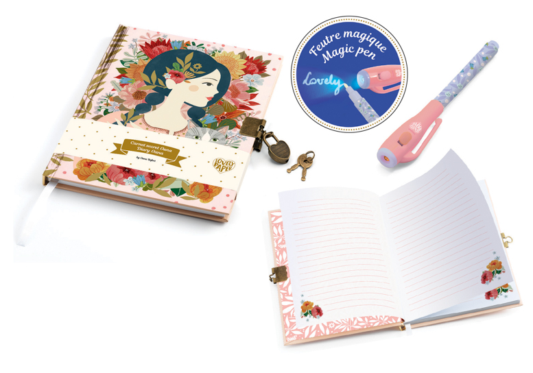 Djeco Oana Secret Notebook with Magic Pen Art & Craft