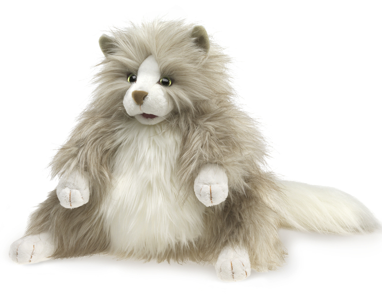 Folkmanis Fluffy Cat Puppet Puppet Theatre